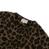 Women's Leopard Print Cropped Jacket with Button Closure