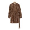 Casual Bohemian Style Dress Set with Matching Hair Accessory