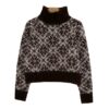 Soft Fuzzy Knitwear for Fall & Winter with Ribbed Trim