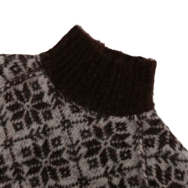 Soft Fuzzy Knitwear for Fall & Winter with Ribbed Trim