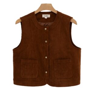Vintage-Inspired Western Style Vest for Layering in Fall & Winter