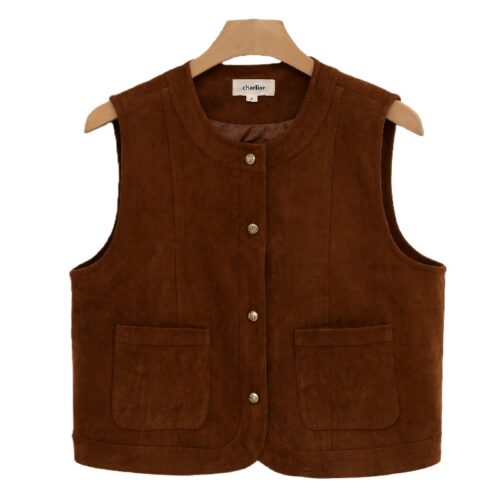 Vintage-Inspired Western Style Vest for Layering in Fall & Winter